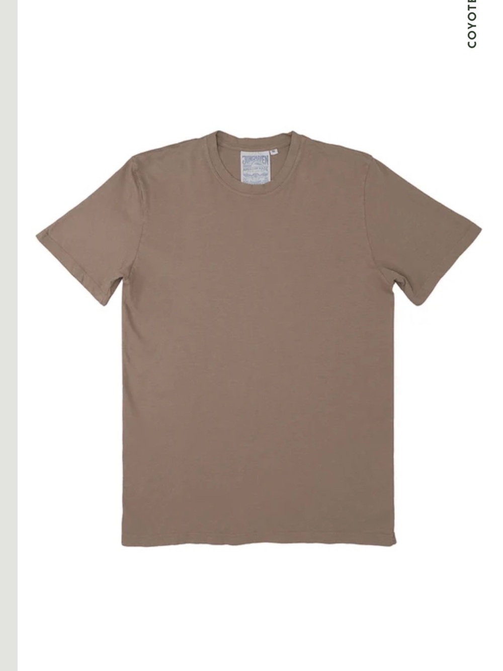 Jungmaven Short Sleeve Crewneck Tee in Coyote